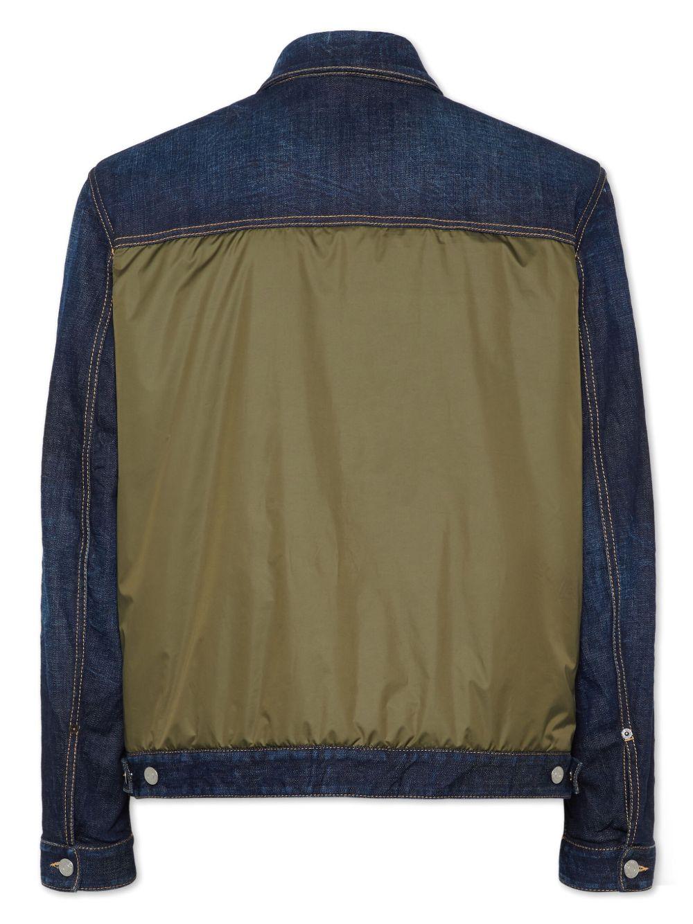 two-tone denim jacket  Product Image