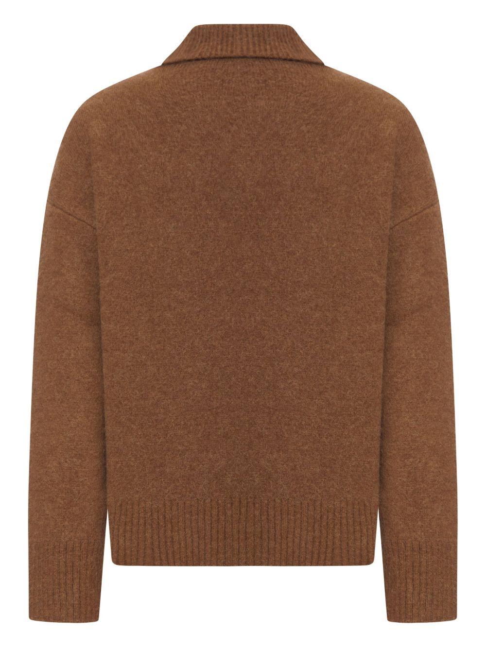 long-sleeved polo shirt Product Image