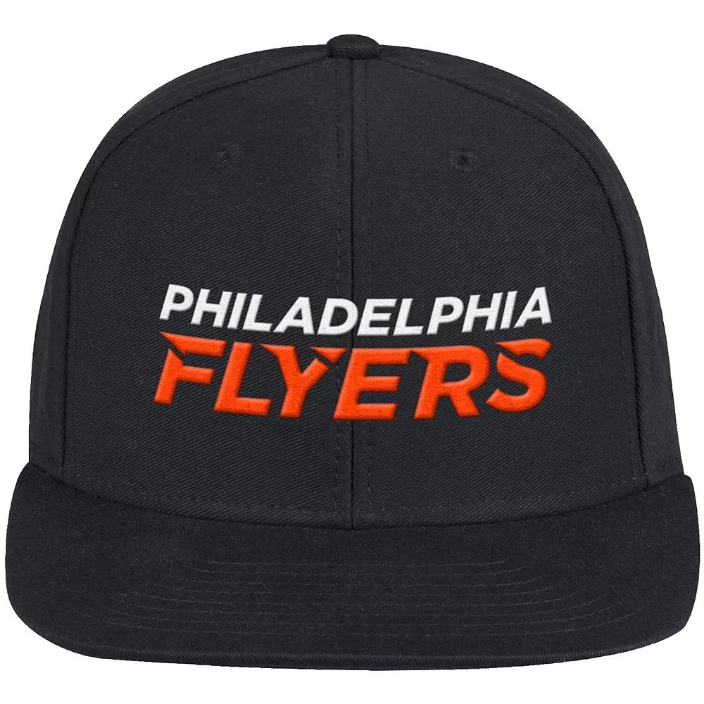 Men's adidas Black Philadelphia Flyers Snapback Hat, Fly Black Product Image