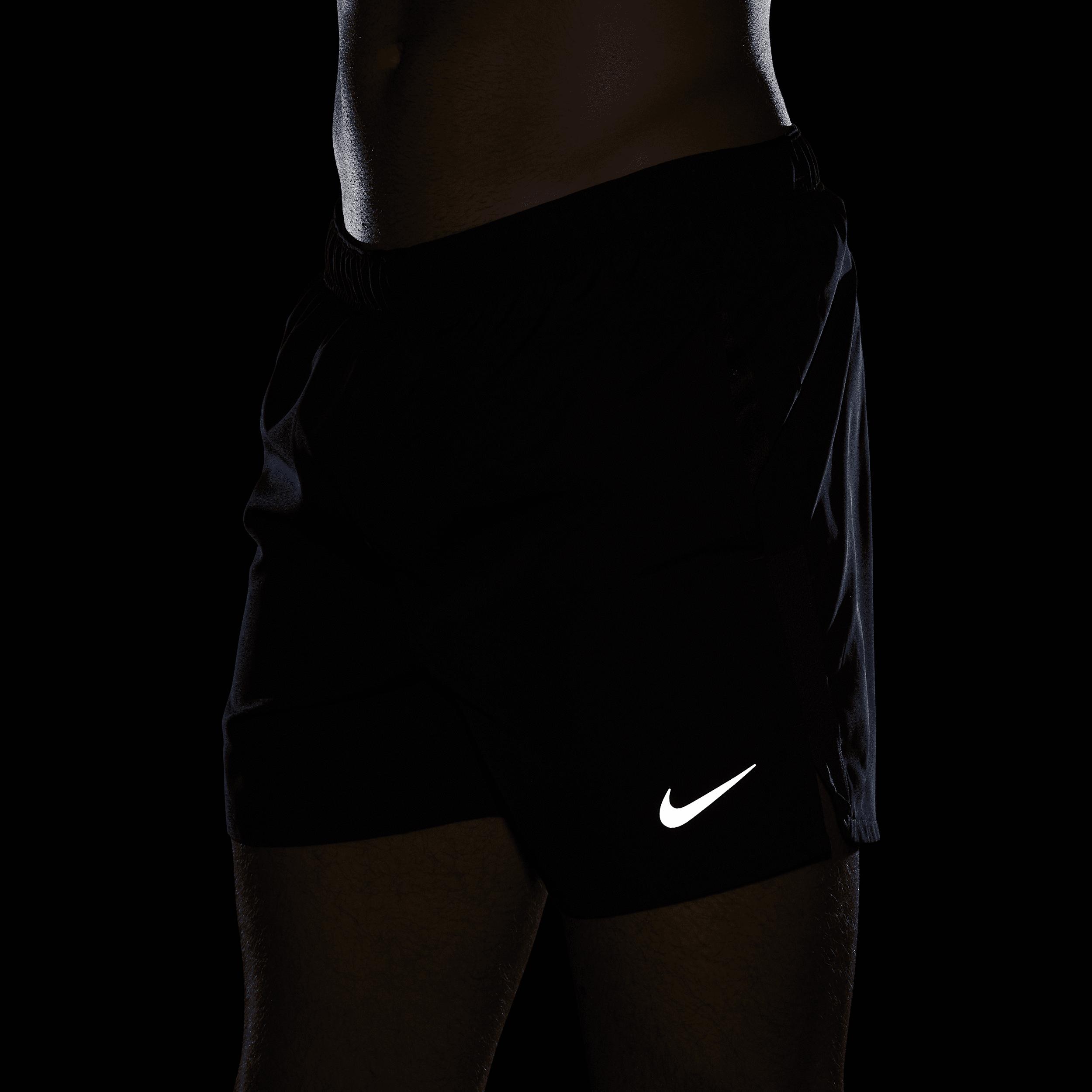 Nike Mens Challenger Dri-FIT 5 Brief-Lined Running Shorts | DV9363-010 Product Image