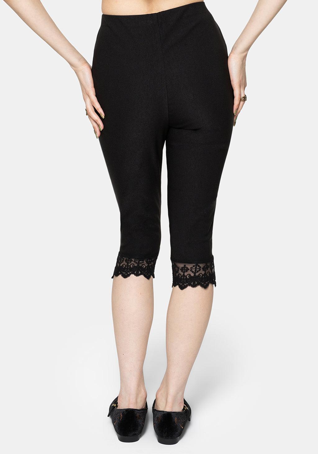 Deva Lace Trim Capri Trouser Product Image
