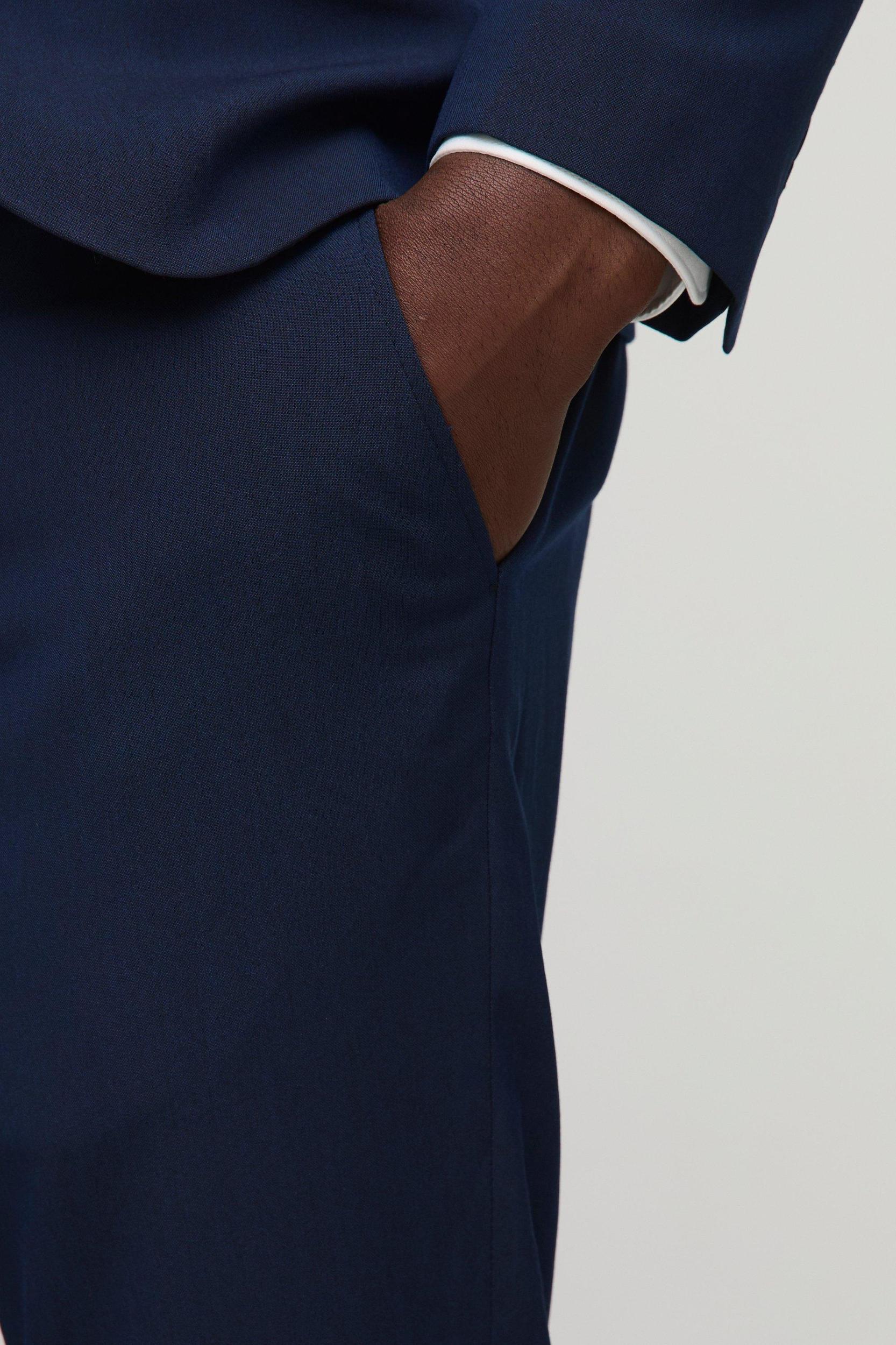 Skinny Cropped Dress Pants | boohooMAN USA Product Image