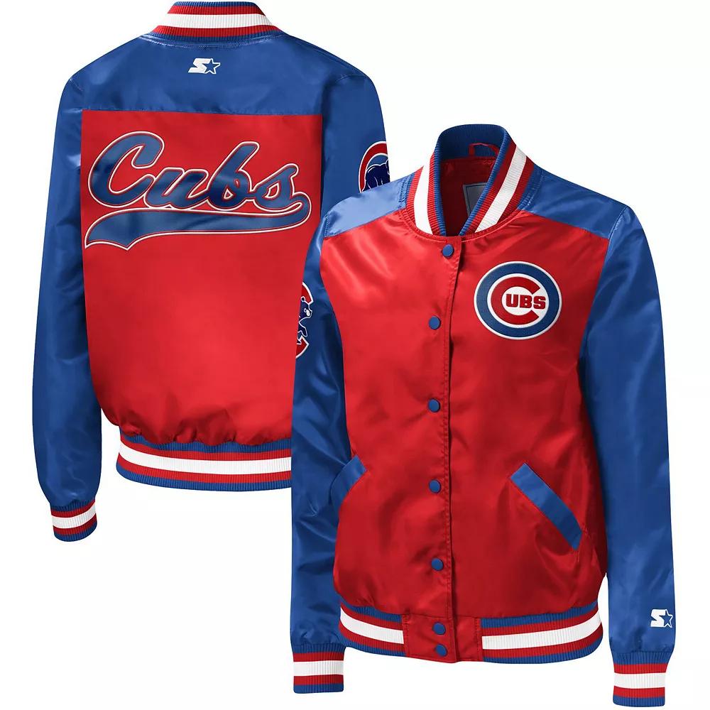 Women's Starter Red Chicago Cubs The Legend Full-Snap Jacket, Size: Large Product Image