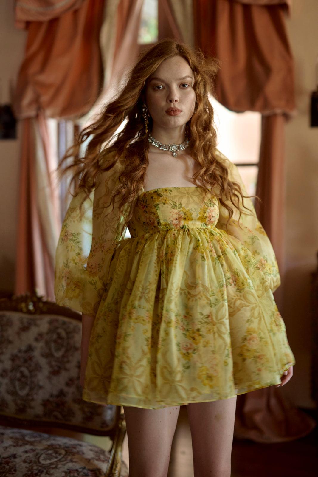 The Crème Brulee Puff Dress Product Image