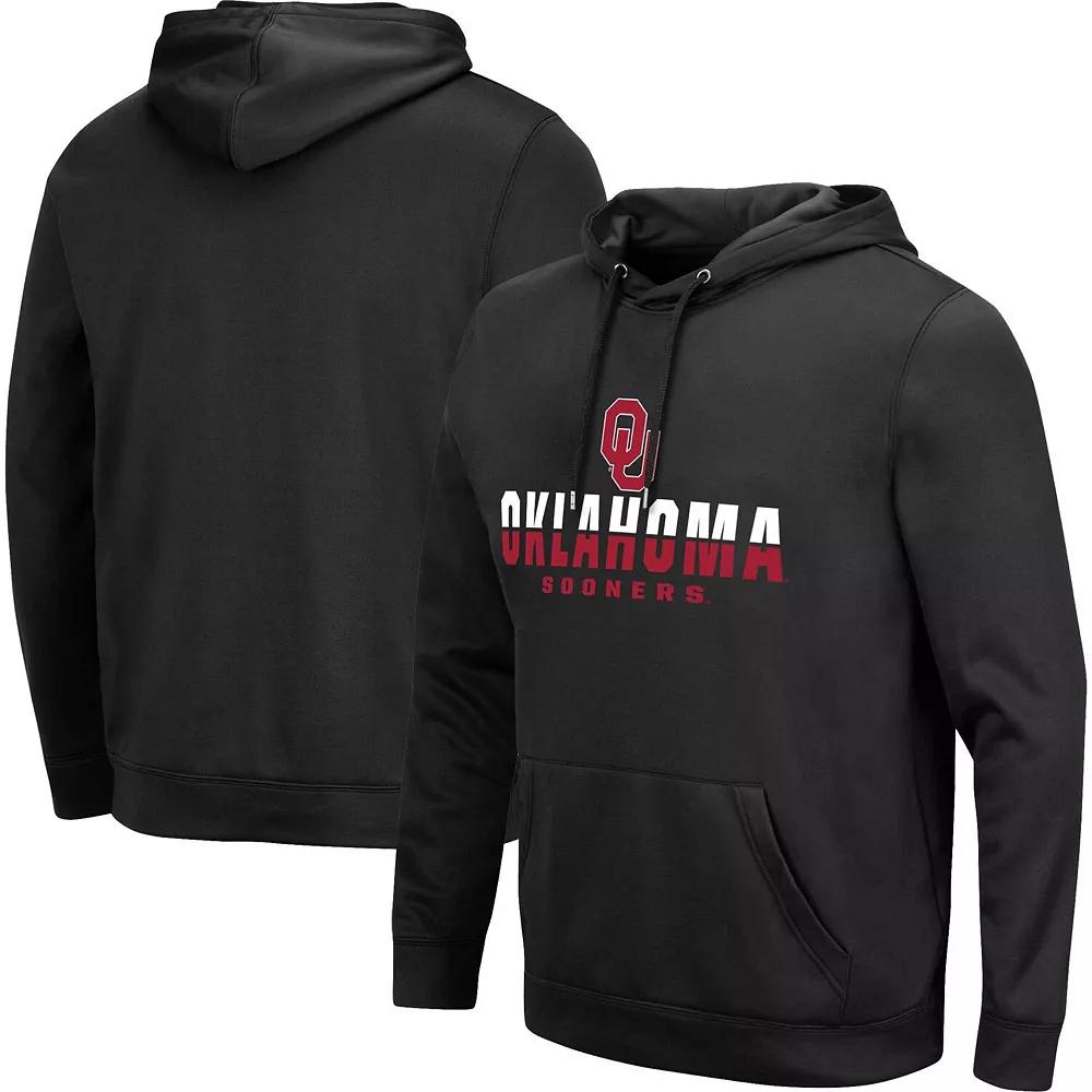 Men's Colosseum Black Oklahoma Sooners Lantern Pullover Hoodie, Size: 3XL Product Image