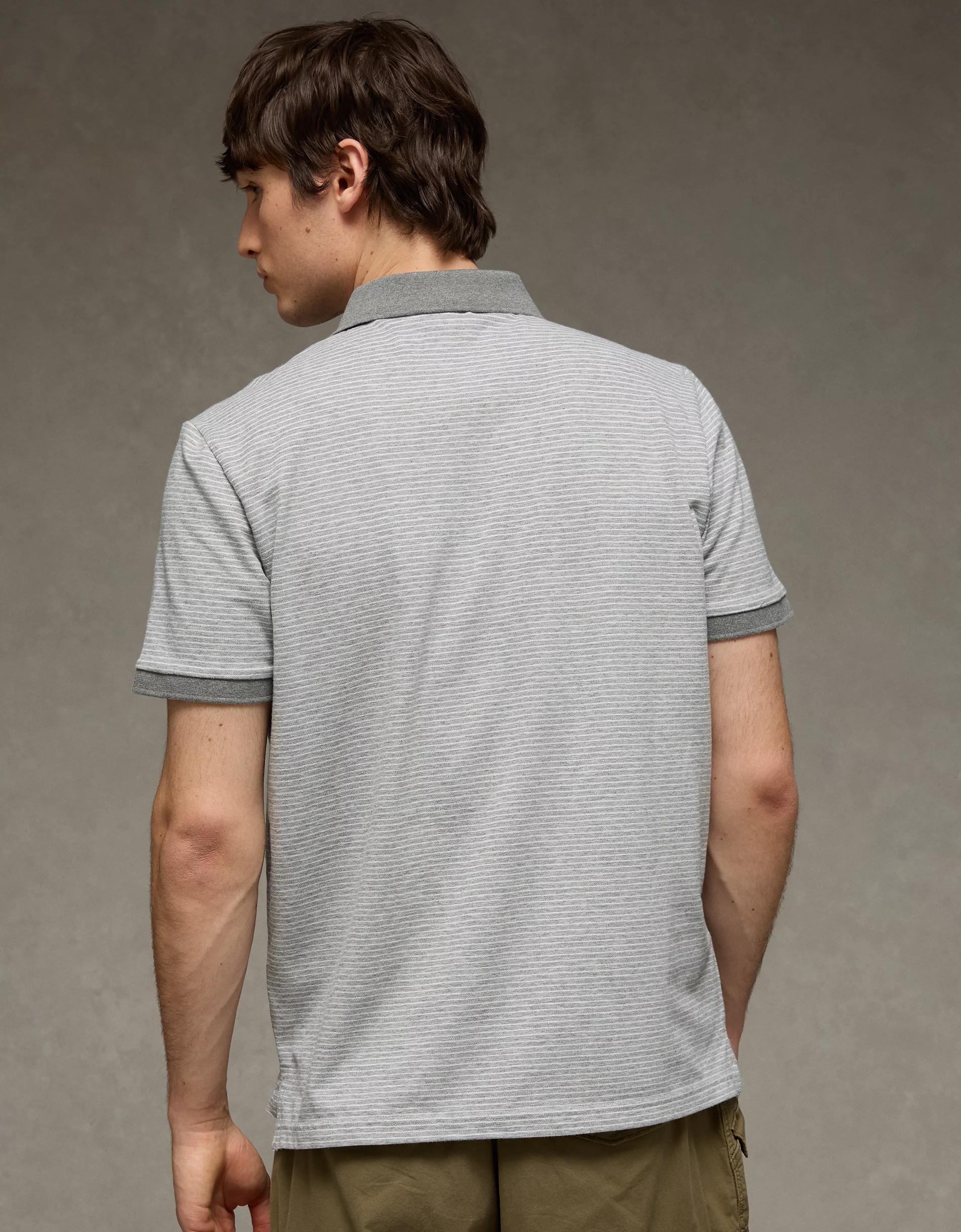 AE 24/7 Club Pique Polo Shirt Product Image