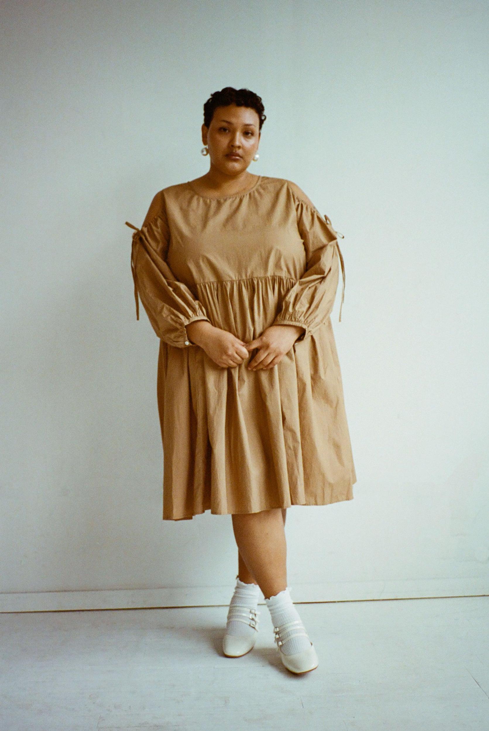 Amber Dress - Iced Coffee Product Image