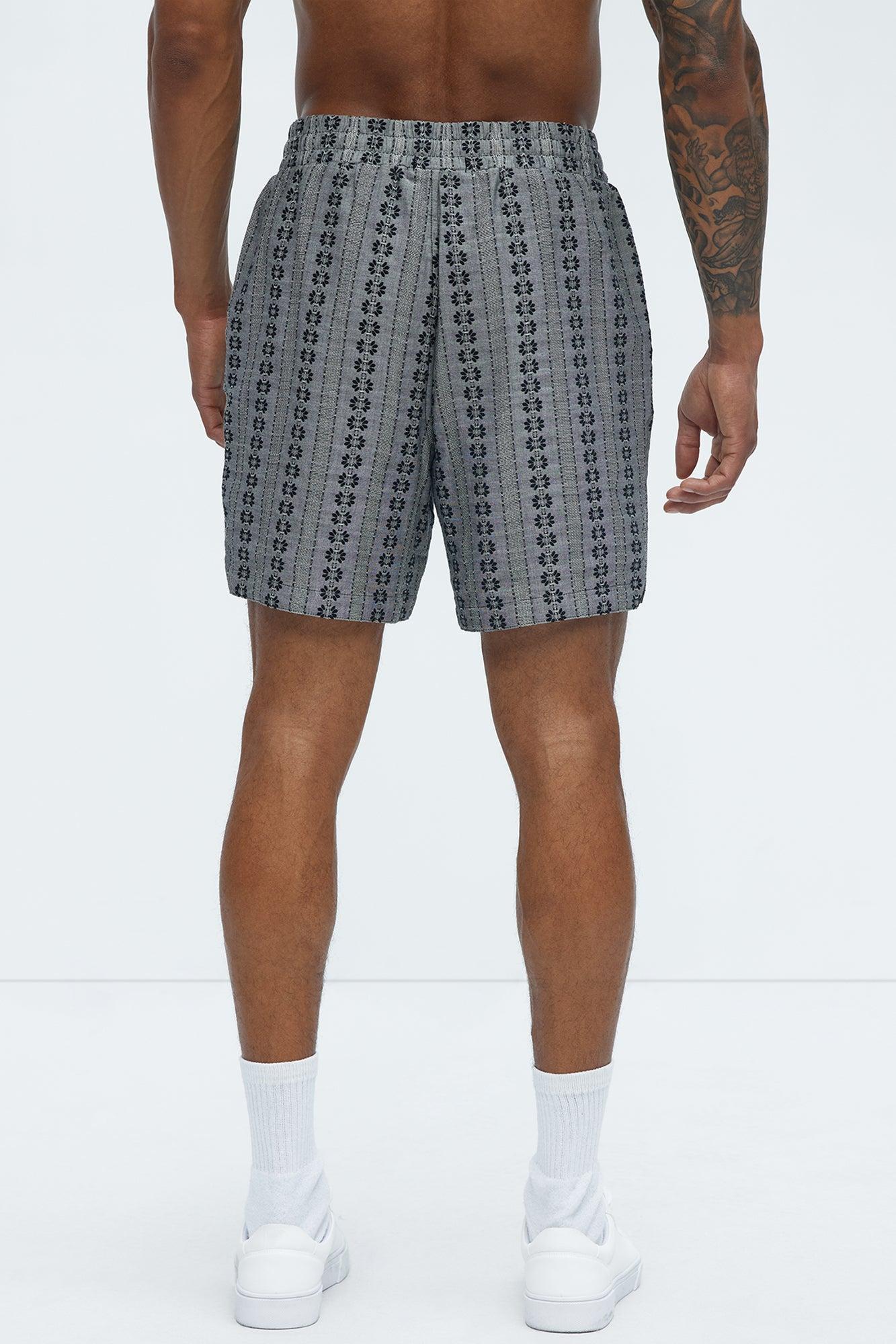 Denali Floral Warm Up Shorts - Black/combo Product Image