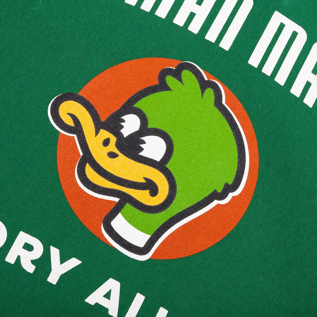 Heavyweight Hoodie - Green Male Product Image