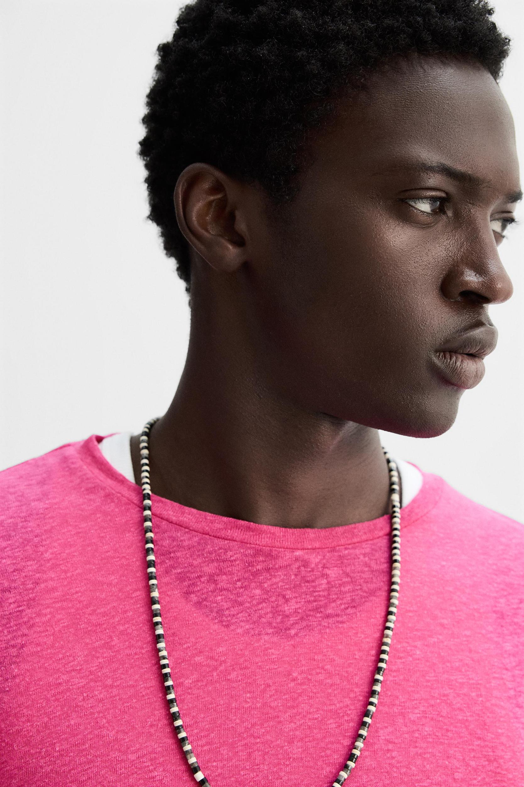 VISCOSE LINEN T-SHIRT Product Image