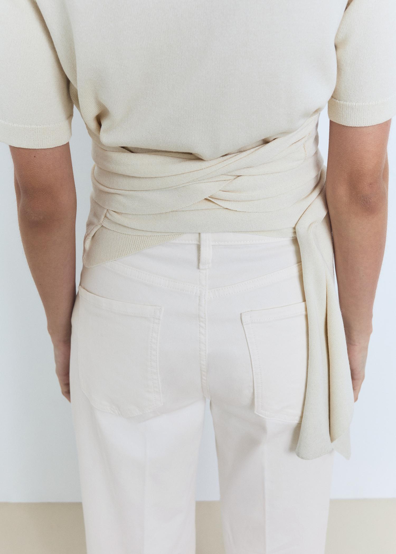 High-rise wideleg jeans - Women | MANGO USA Product Image