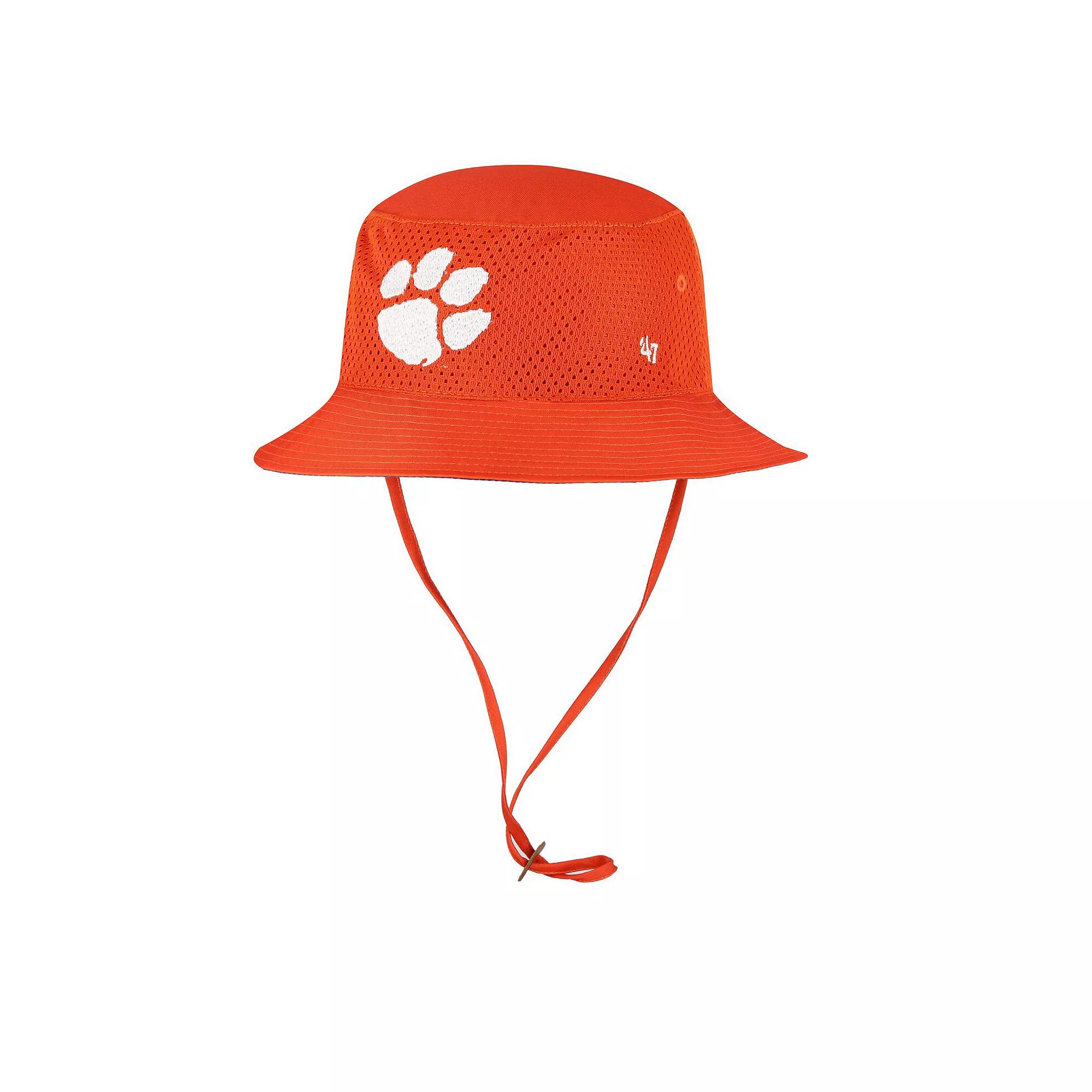 Men's '47  Orange Clemson Tigers Panama Pail Bucket Hat Product Image