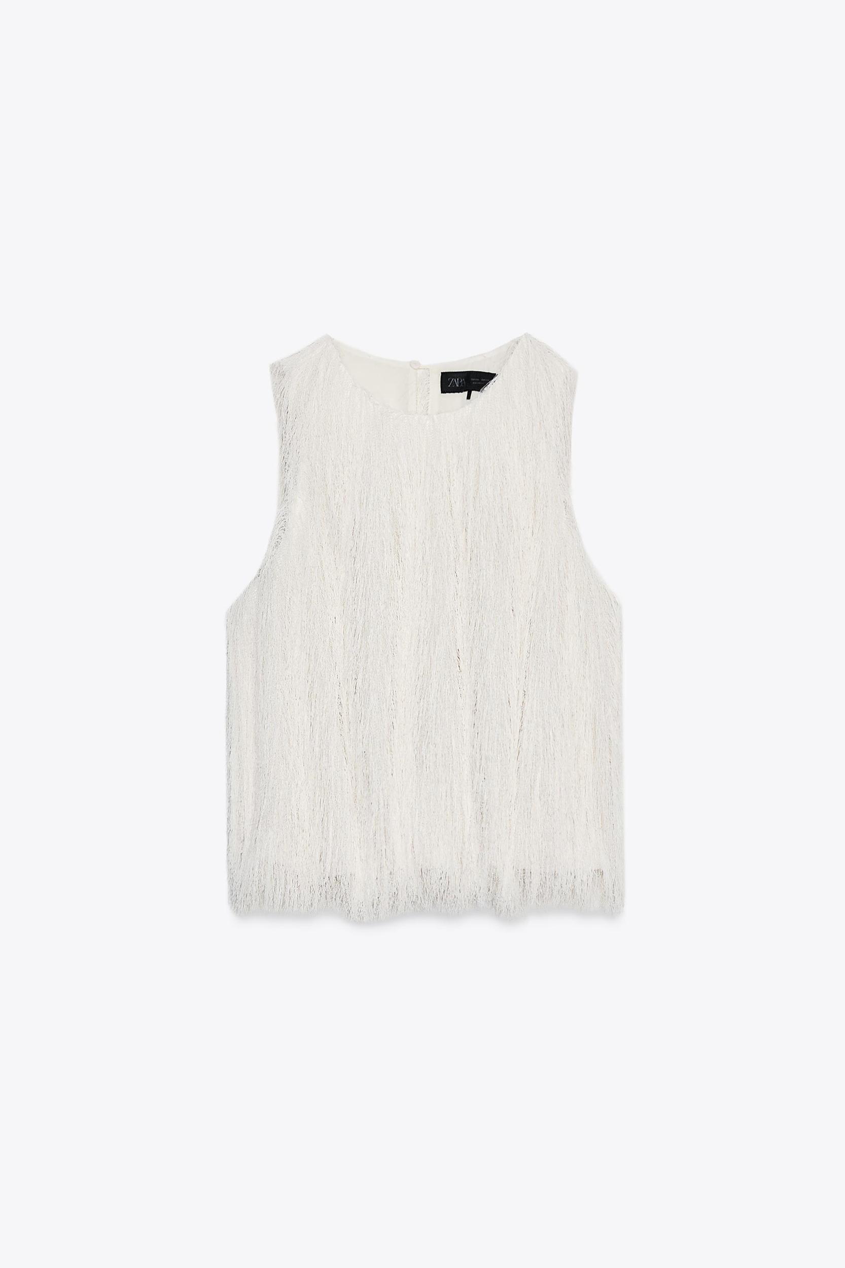 FRINGED CROP TOP Product Image