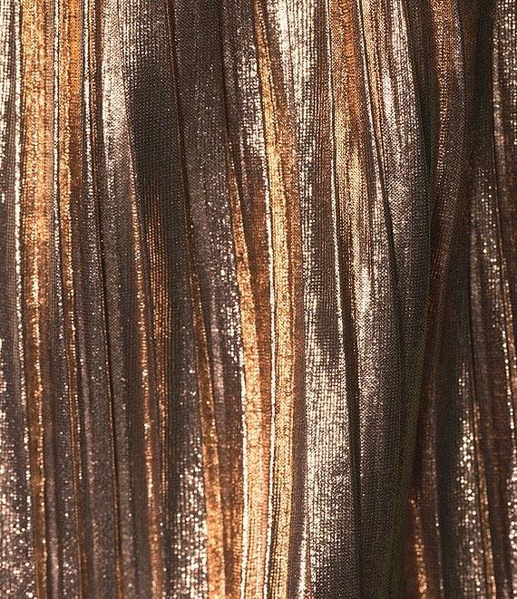 City Vibe Twist Front Bandeau Removable Strap Front Slit Dress Product Image