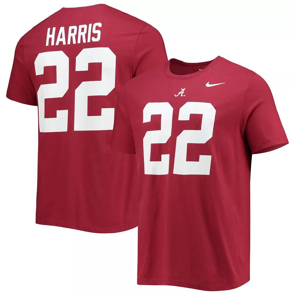 Men's Nike Najee Harris Crimson Alabama Crimson Tide Alumni Name & Number Team T-Shirt, Size: Large, Red Product Image