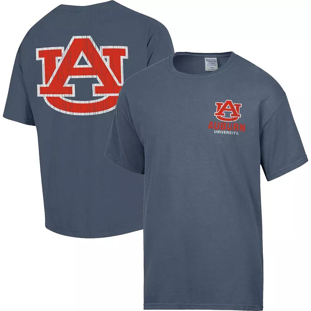 Men's Comfort Wash Steel Auburn Tigers Vintage Logo T-Shirt, Size: Small, Silver Product Image