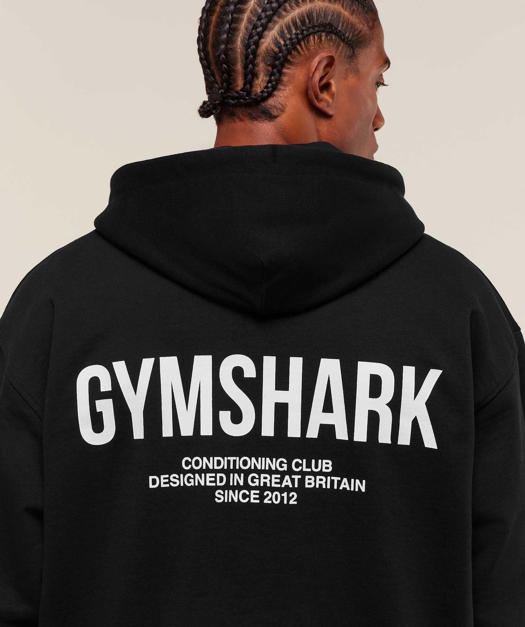Gymshark Conditioning Club Hoodie - Black Male Product Image