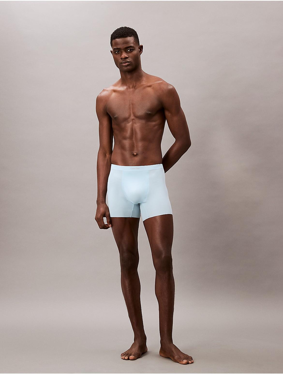 Calvin Klein Mens Invisibles Ultra Light Boxer Brief - Blue Product Image