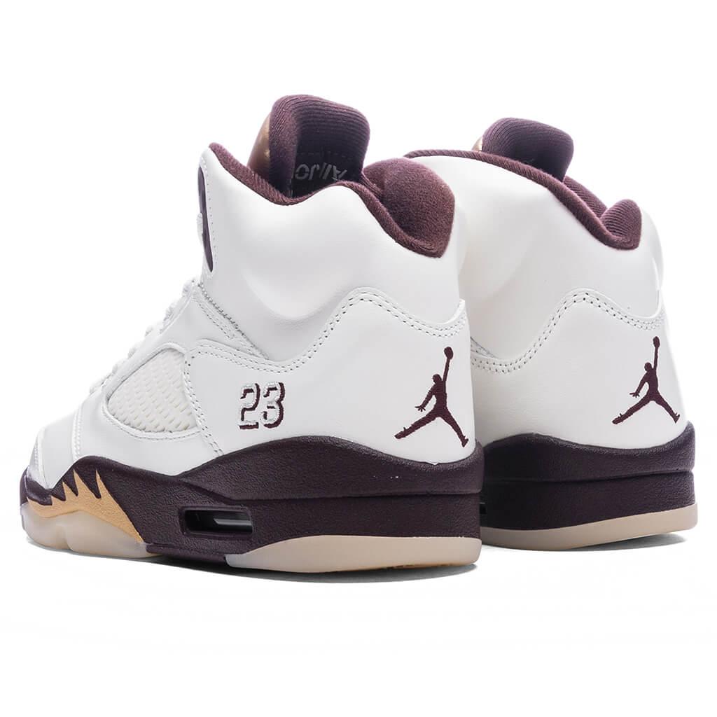 Women's Air Jordan 5 Retro 'Earth' - Earth/Metallic Gold/Sail/Muslin Female Product Image