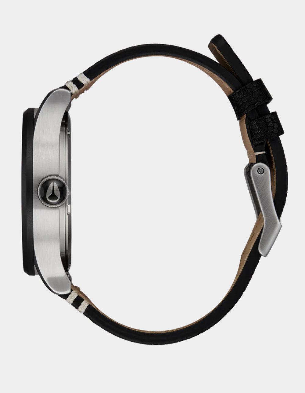 NIXON Sentry Leather Watch - WOOD Product Image