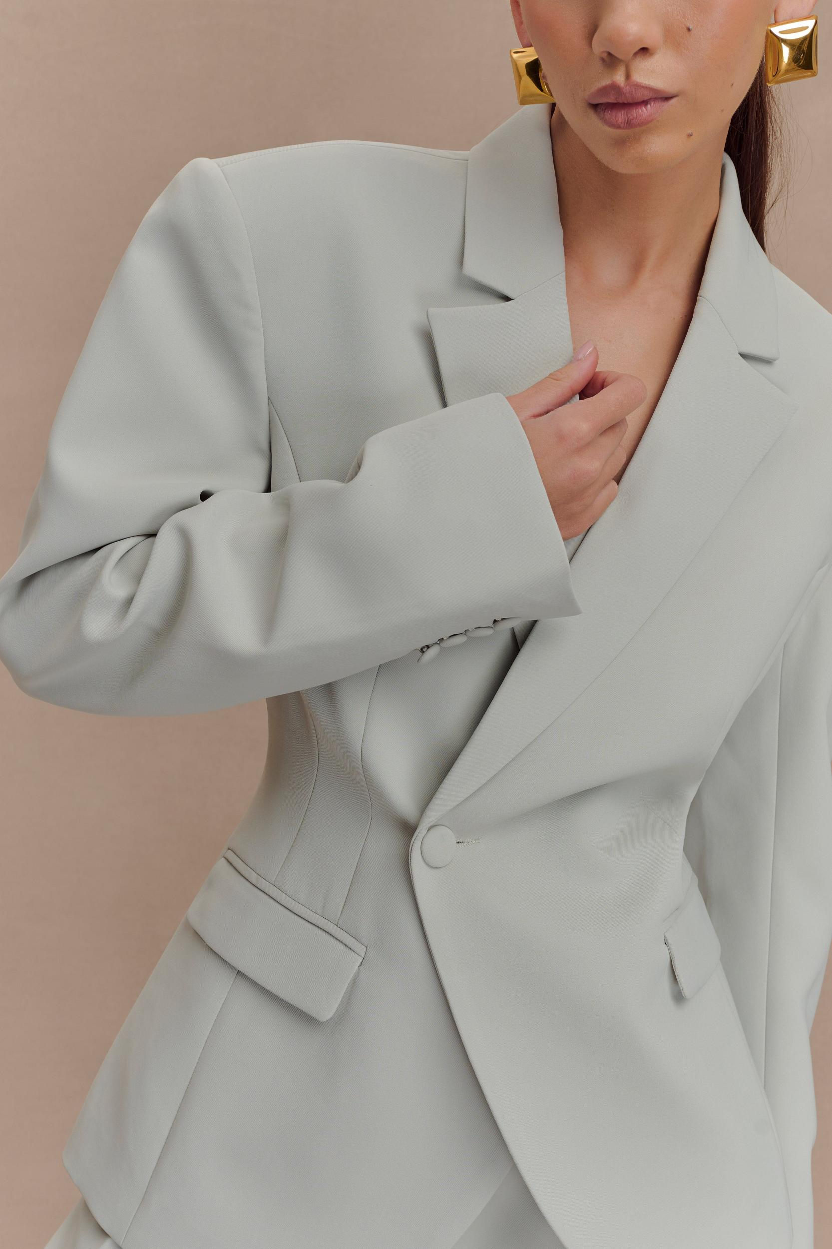 Jameson Pleated Wide Leg Pants - Light Sage Product Image