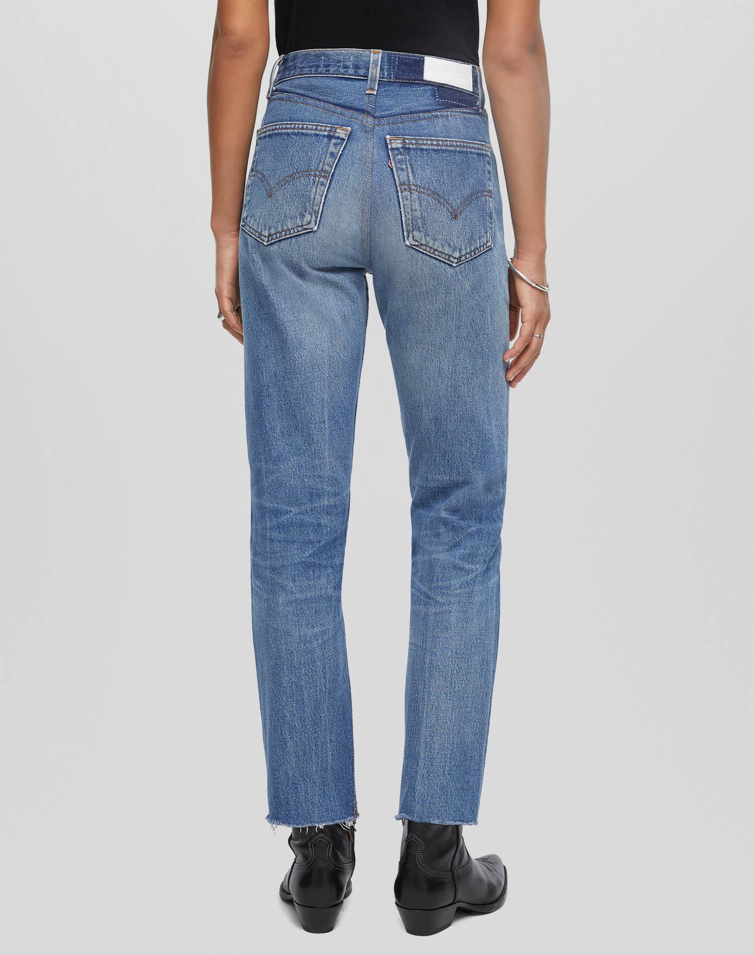 Levi's High Rise Stove Pipe - Indigo Product Image