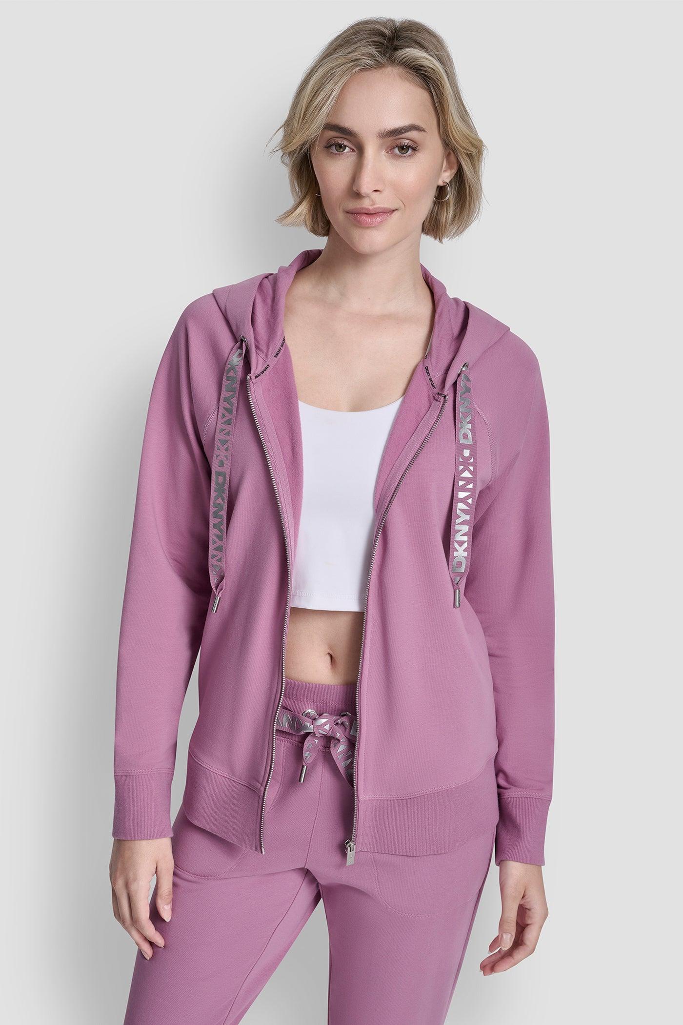 TWO-TONE LOGO DRAWSTRING HOODIE Product Image