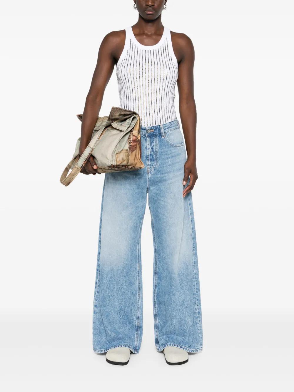 low-rise straight jeans Product Image