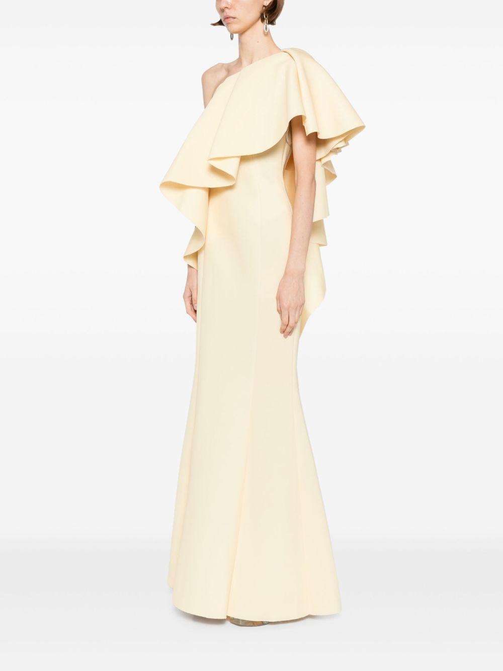 ruffled scuba dress Product Image