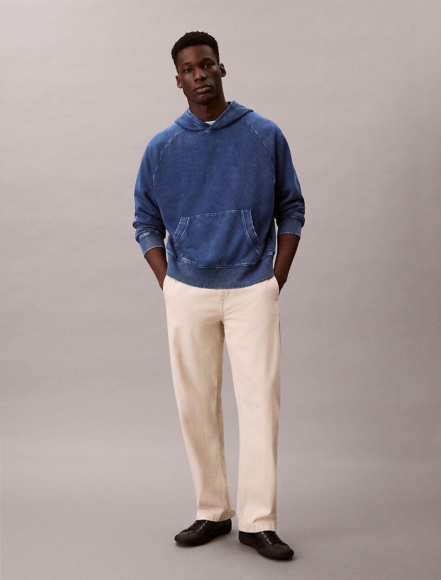 Washed Fleece Relaxed Hoodie Product Image