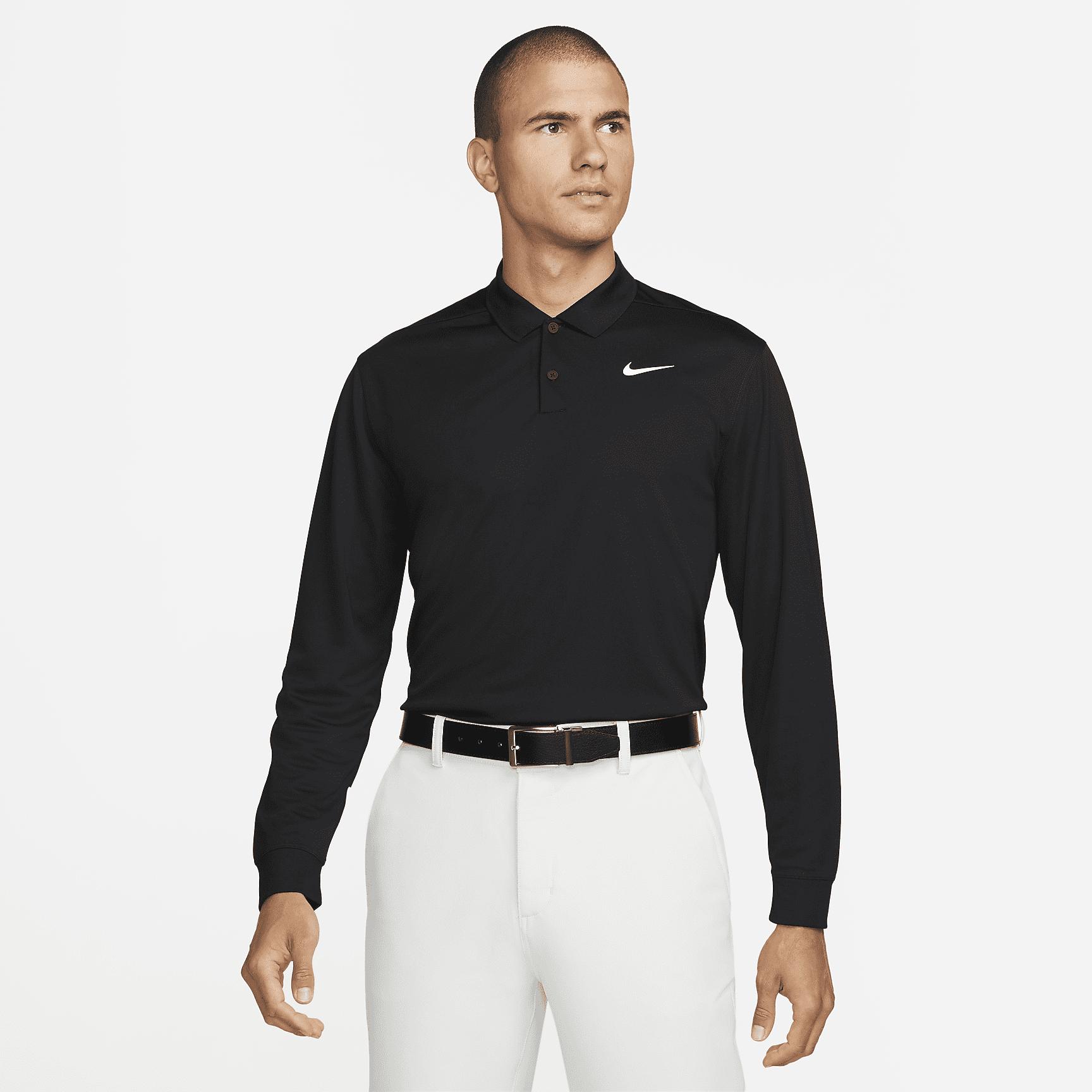 Nike Men's Dri-FIT Victory Long-Sleeve Golf Polo Product Image