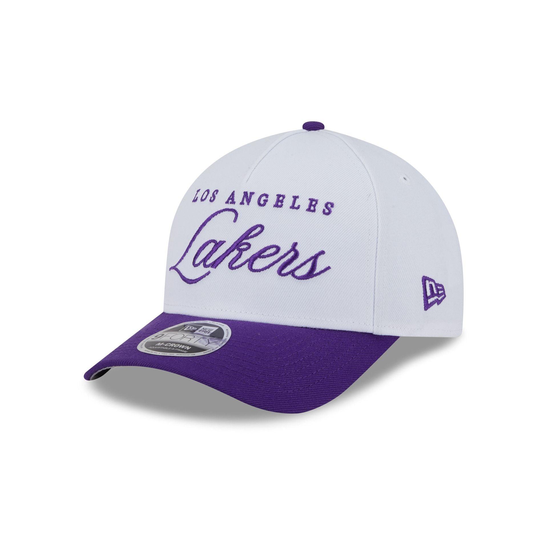 Los Angeles Lakers 2025 Draft 9FORTY M-Crown A-Frame Snapback Hat Male Product Image
