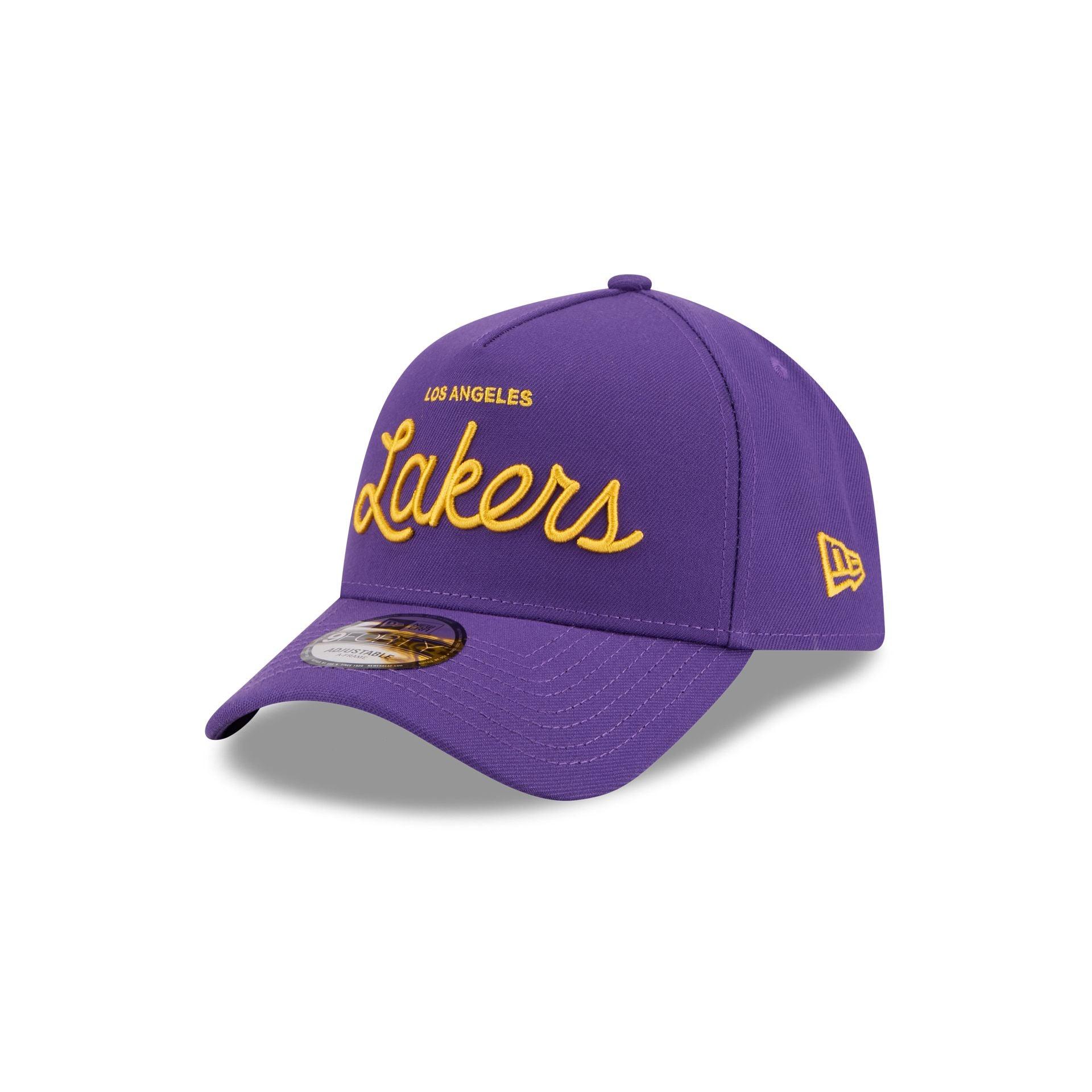 Malbon Golf x Los Angeles Lakers 9FORTY A-Frame Snapback Hat Male Product Image