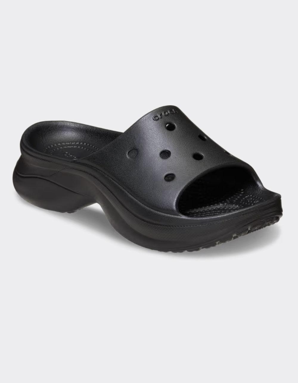 CROCS Bae Womens Slide Sandals - BLACK Product Image