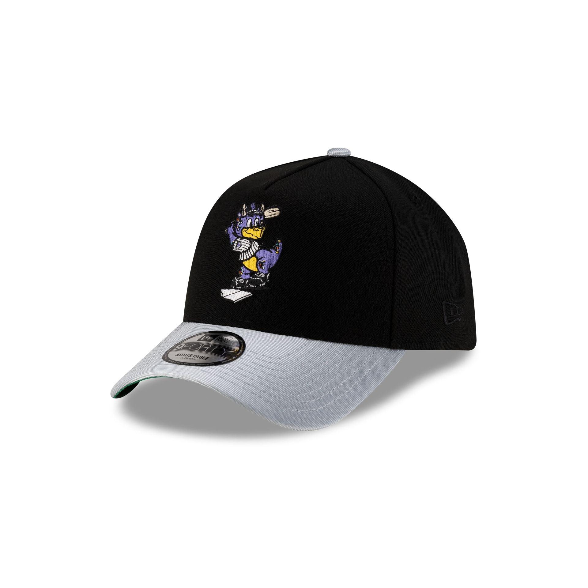 Colorado Rockies Mascot Black 9FORTY A-Frame Snapback Hat Male Product Image