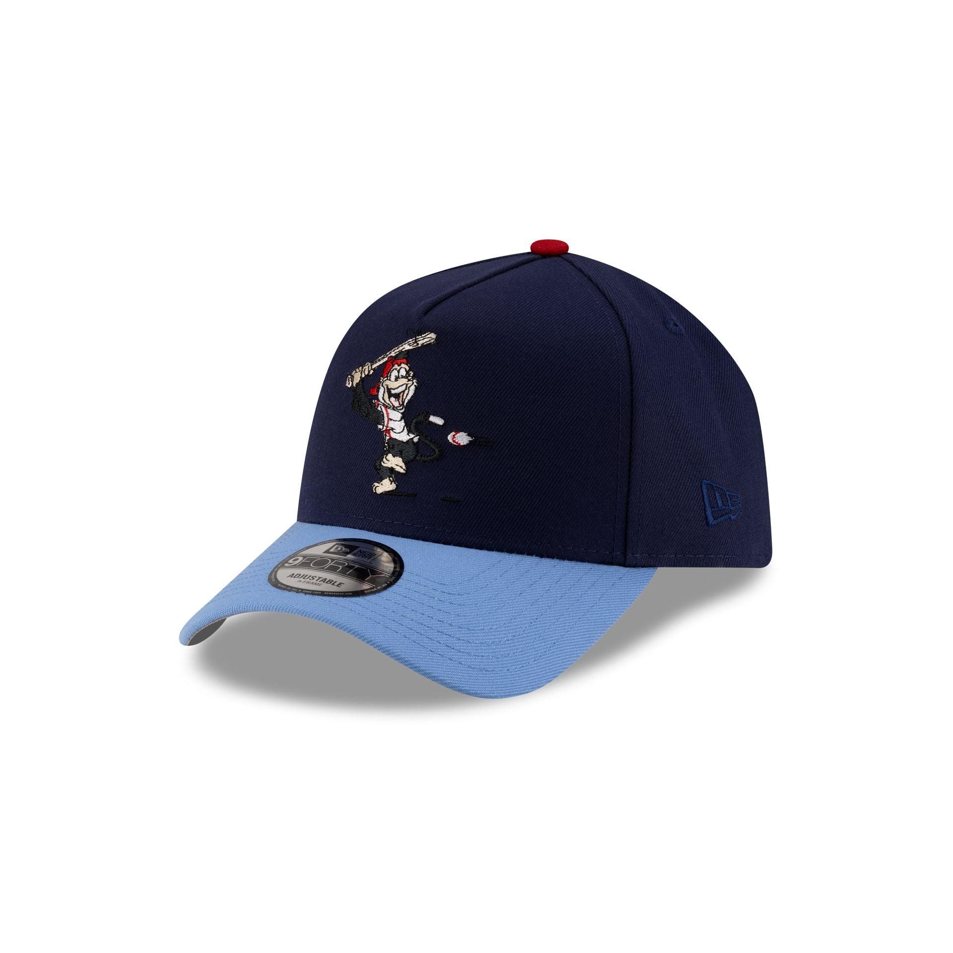 Los Angeles Angels Mascot Light Navy 9FORTY A-Frame Snapback Hat Male Product Image
