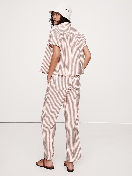 Linen Pull-On Ankle Pant Product Image