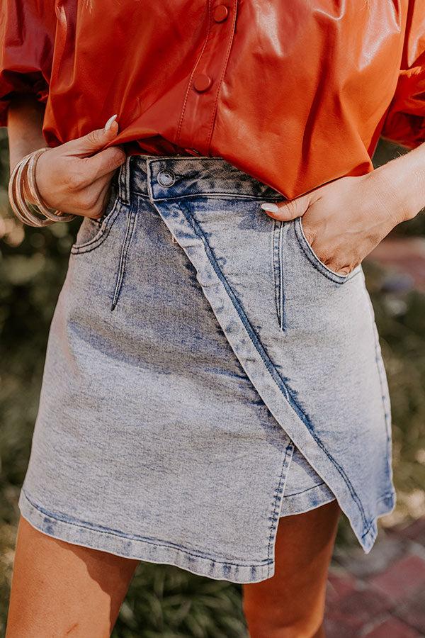 The Evelyn High Waist Asymmetrical Skort Product Image