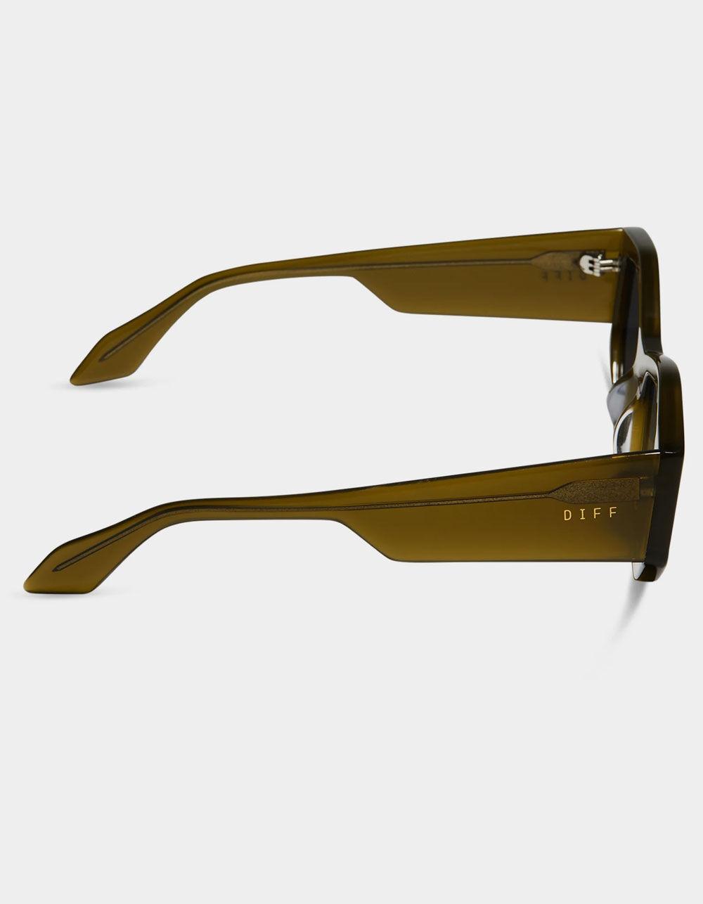 DIFF EYEWEAR Zoe Sunglasses - OLIVE Product Image