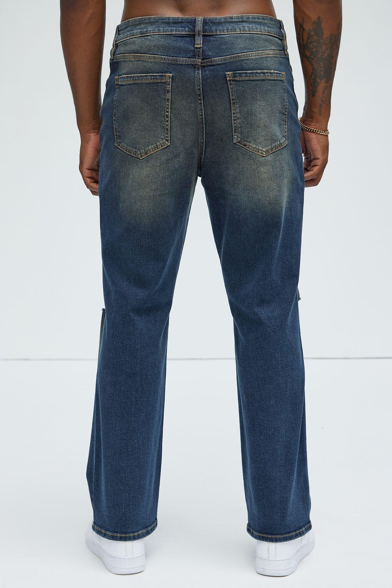 Take A Sip Straight Jeans - Dark Wash Product Image