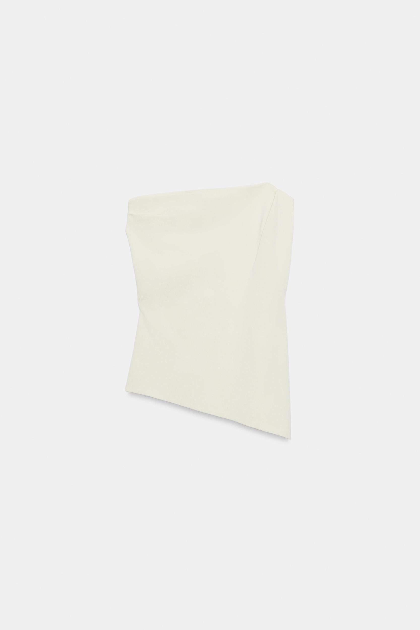 ASYMMETRIC KNIT TOP Product Image