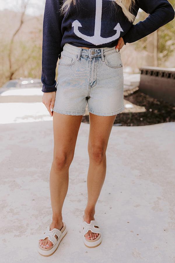 Sail Away Knit Sweater in Navy Product Image