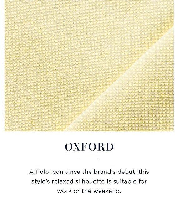 Polo Ralph Lauren Solid Oxford Long-Sleeve Woven Shirt Product Image