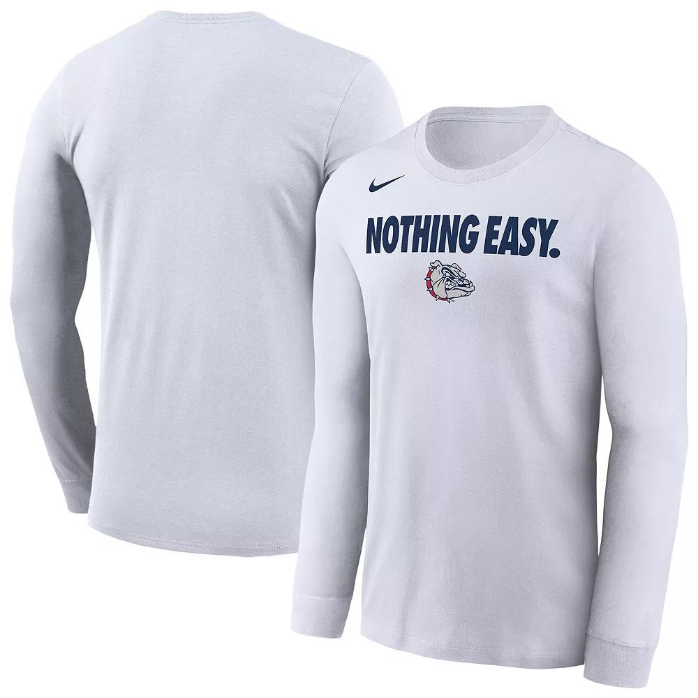 Creighton Nike Mens College Long-Sleeve T-Shirt | M22284MMBJ-WHT Product Image