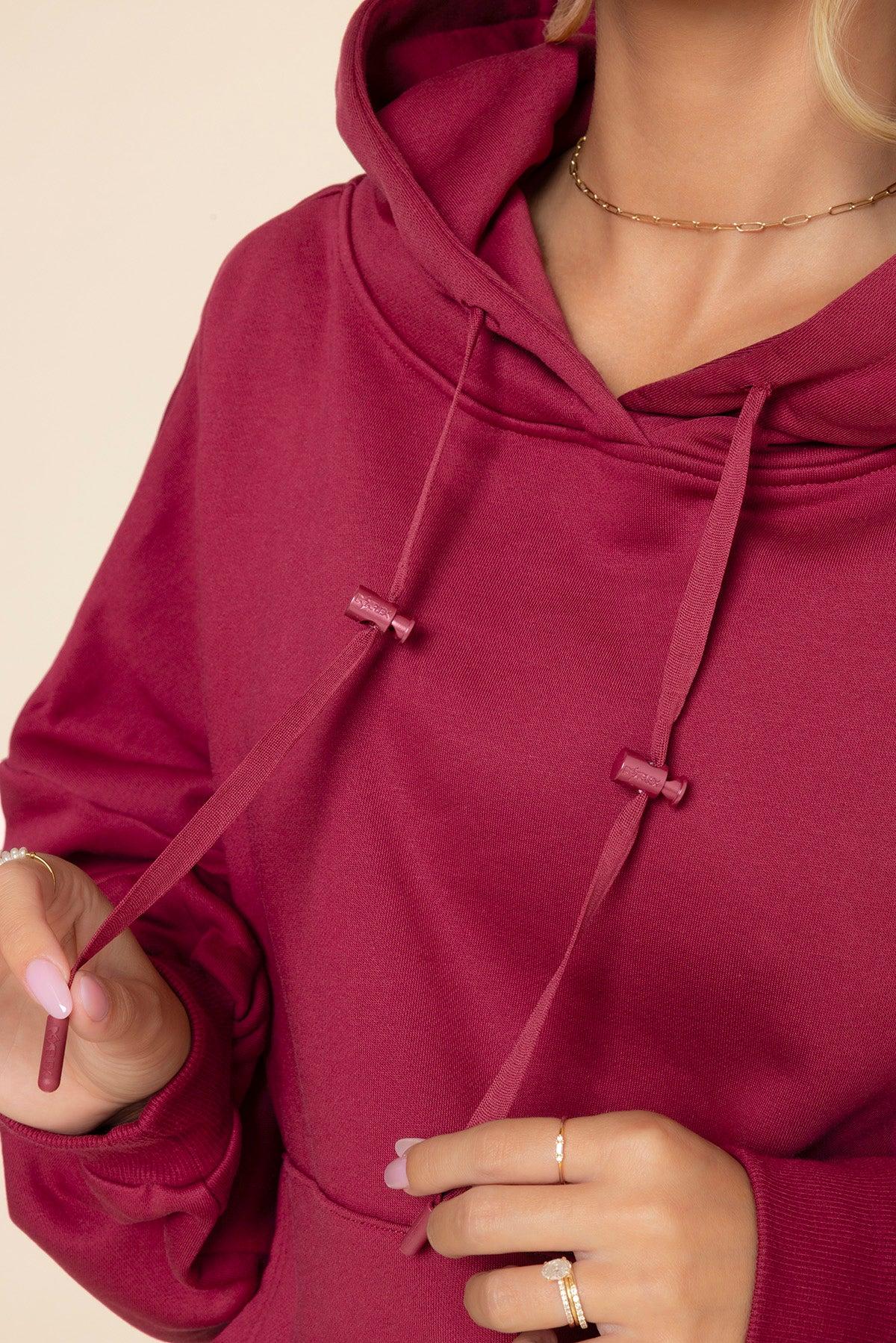 Pullover Cloud Hoodie - Ruby Product Image