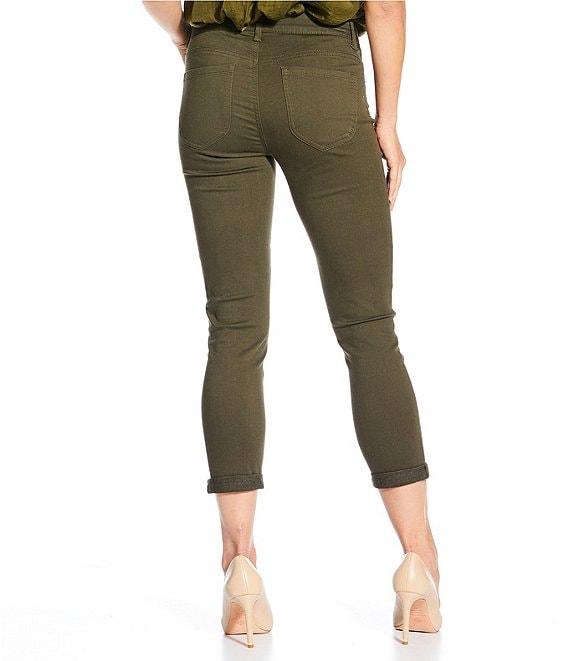 Gibson & Latimer Perfect Fit Twill Mid Rise Roll-Cuff Skinny Jeans Product Image