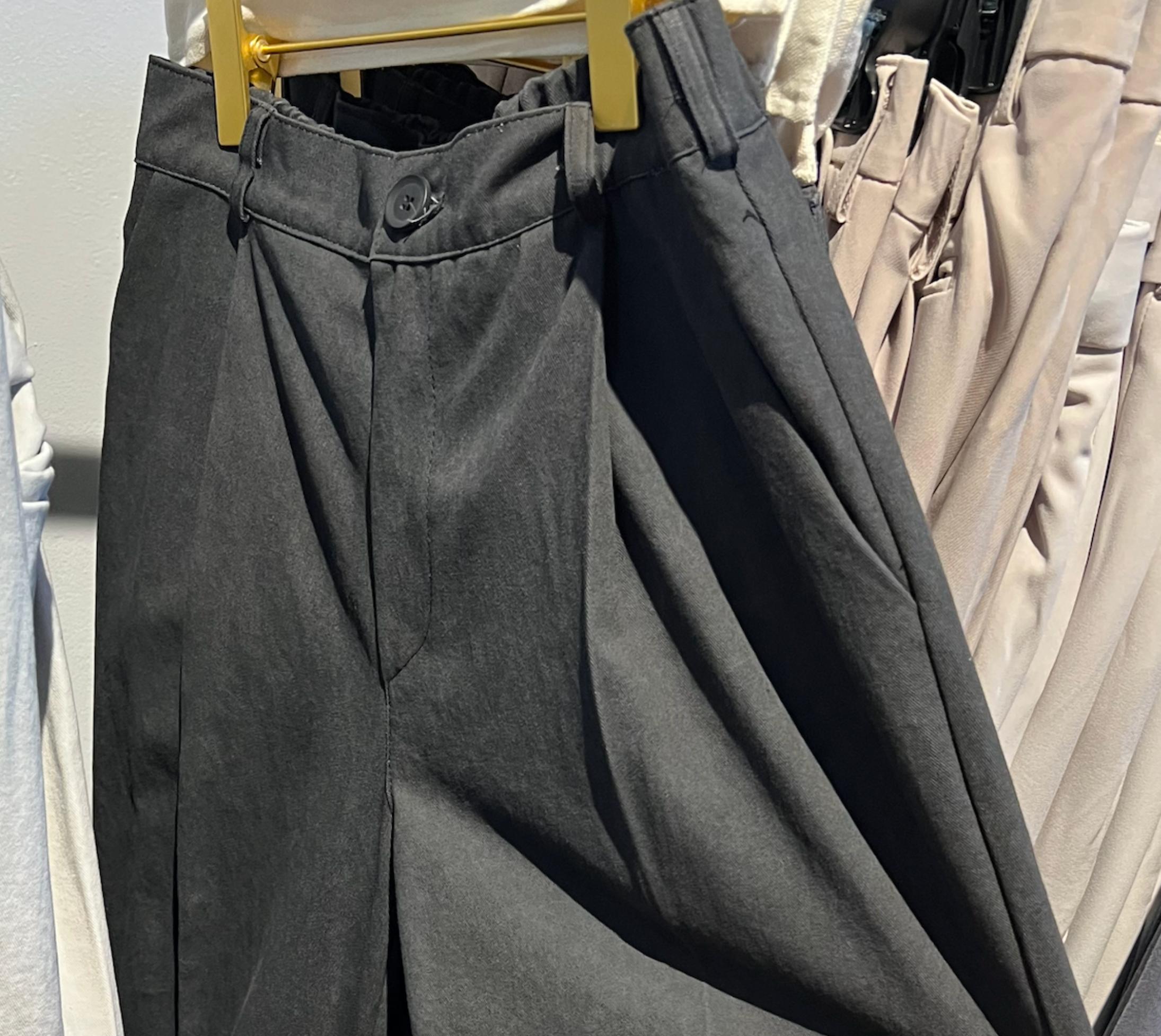 Archie Trouser In Charcoal Product Image