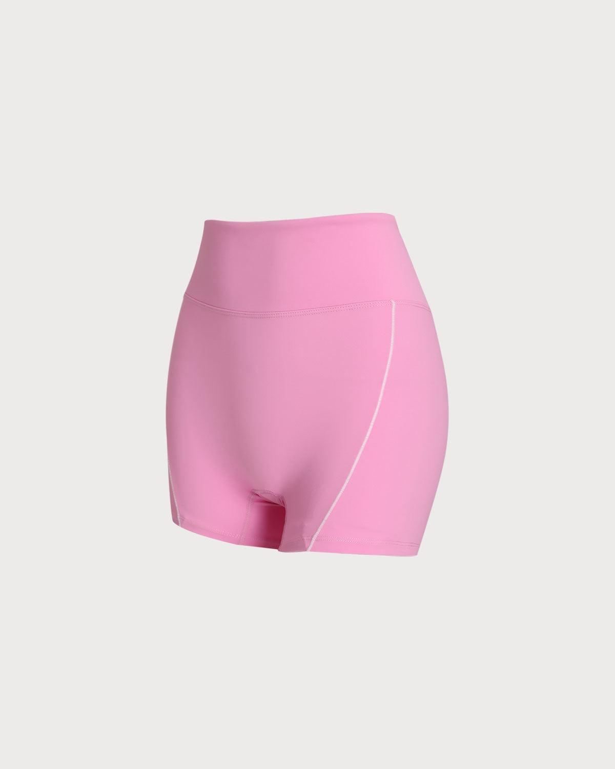Pink High Stretch Yoga Pants Product Image