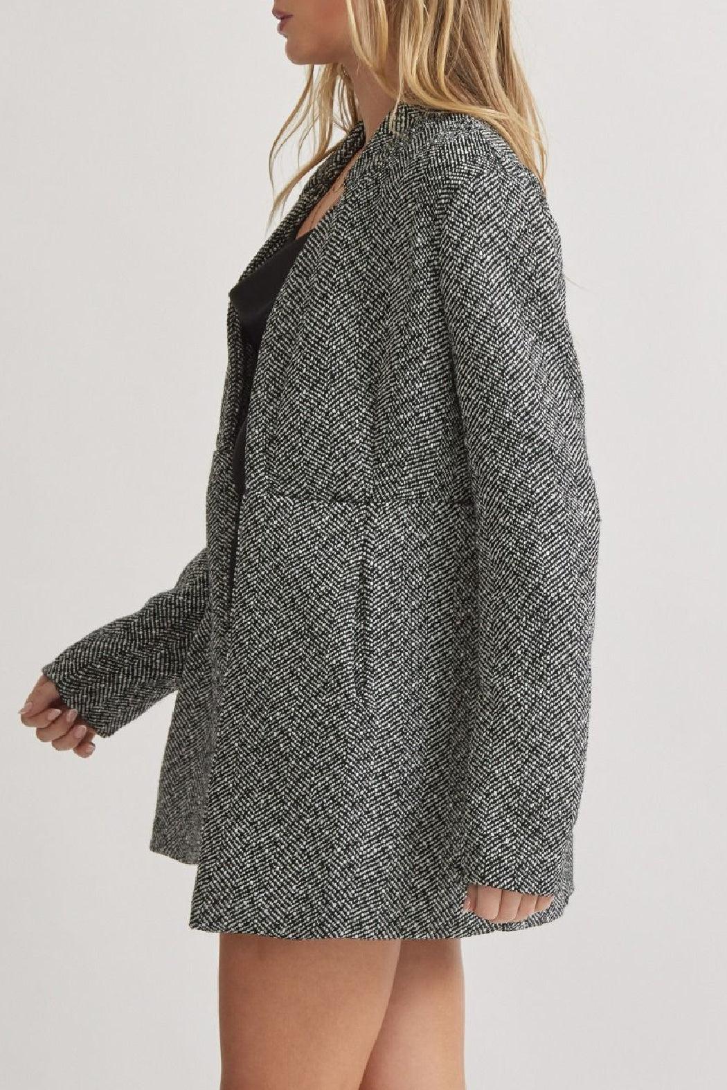 Inverted Collar Blazer Product Image