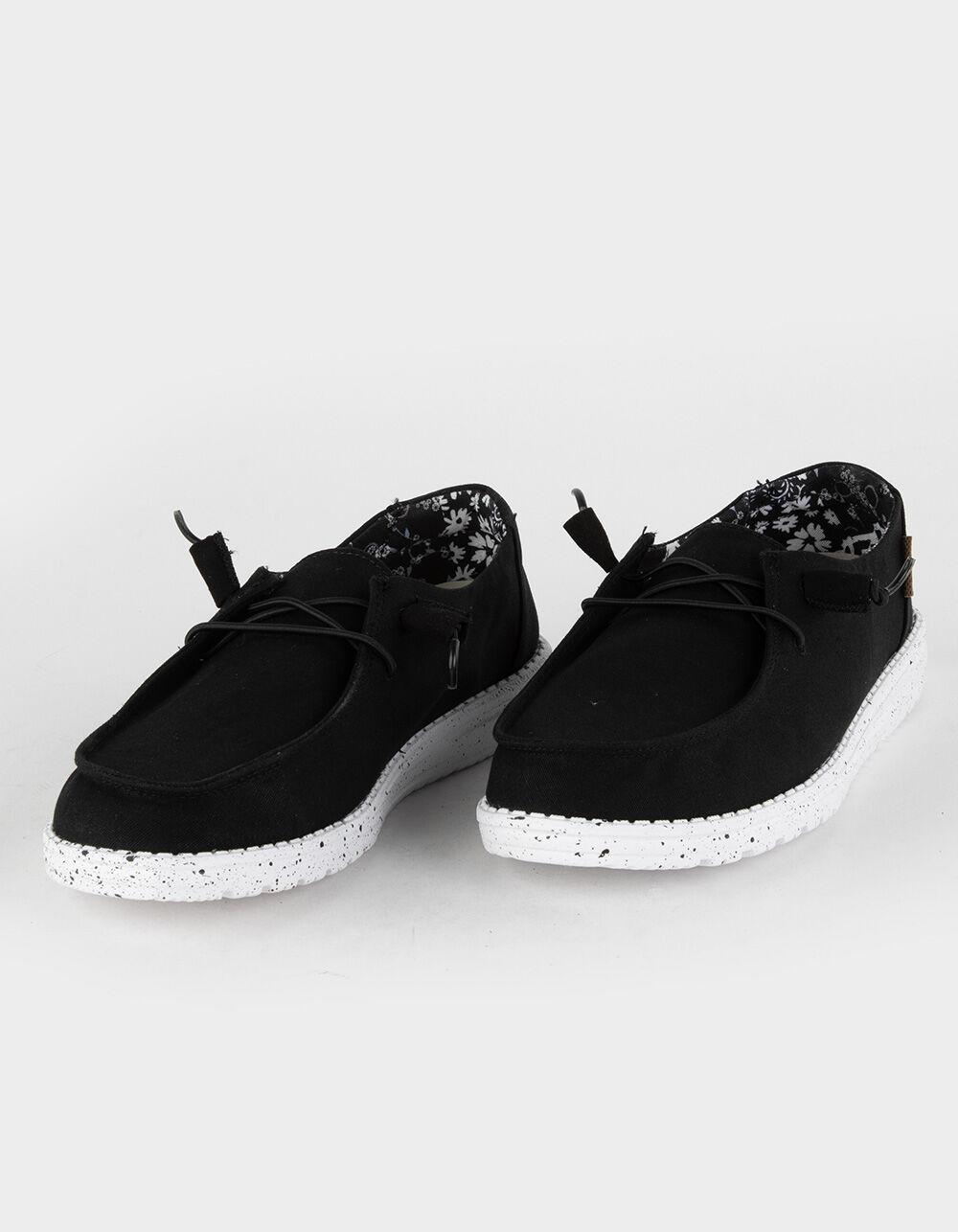 HEY DUDE Wendy Black Odyssey Womens Slip On Shoes - BLACK Product Image